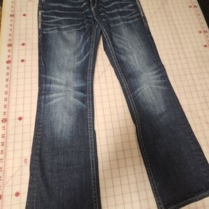 Rock Revival Dark Blue Bootcut Jeans Holly